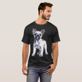 Frenchie Cute French Bulldog French Puppy Dog T-sh T-shirt (Voorkant volledig)