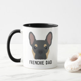 Frenchie Dad Blue en Tan French Bulldog Mok