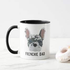 Frenchie Dad Blue Merle French Bulldog Mok