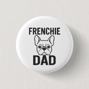 Frenchie Dad - Cool Franse Bulldog voor Dog Dads Ronde Button 3,2 Cm