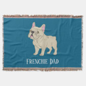 Frenchie Dad Deken (Voorkant)
