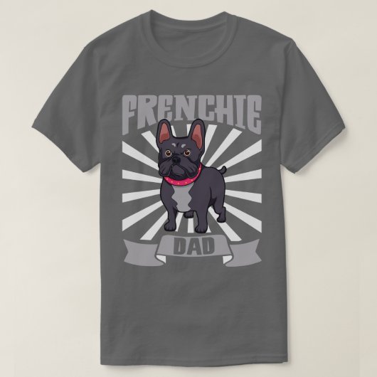 Frenchie Dad French Bulldog T-shirt (Design voorkant)