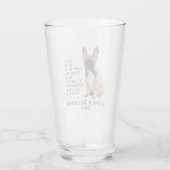 Frenchie Dad Glass Tumbler (Achterkant)