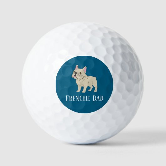 Frenchie Dad Golfballen (Voorkant)