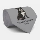 Frenchie Dad Stropdas (Opgerold)