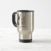 Frenchie Dad Travel Mug Reisbeker (Voorkant links)