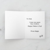 Frenchie Dad Vaderdag | Nummer 1 Frenchie Pa Kaart (Binnen)