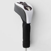 Frenchie de gangster golfheadcover (Schuin)