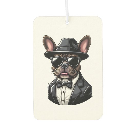 Frenchie de gangster luchtverfrisser (Voorkant)