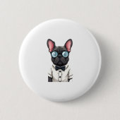 Frenchie De Heren Kopie (6) Ronde Button 5,7 Cm (Voorkant)