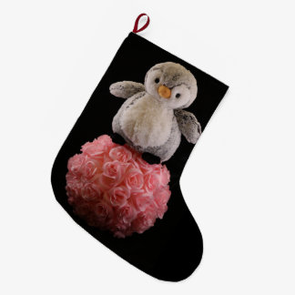 Frenchie de Penguin Stocking Grote Kerstsok