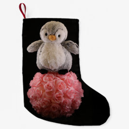 Frenchie de Penguin Stocking Grote Kerstsok