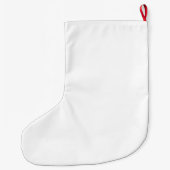 Frenchie de Penguin Stocking Grote Kerstsok (Achterkant)