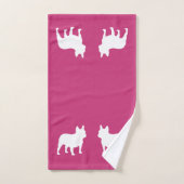 Frenchie Dog 3-stukdoekdoekset Franse bulldog Bad Handdoek (Handdoek)