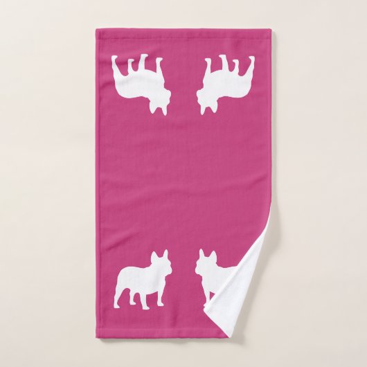 Frenchie Dog 3-stukdoekdoekset Franse bulldog Bad Handdoek (Handdoek)