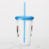 Frenchie Dog Dad Brown Acryl Drinkbeker (Rechts)