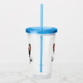 Frenchie Dog Dad Brown Acryl Drinkbeker (Rechts)