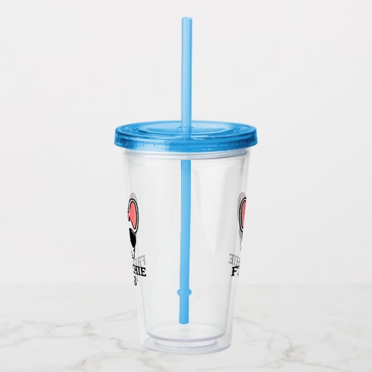 Frenchie Dog Dad White Bulldog Acryl Drinkbeker (Rechts)