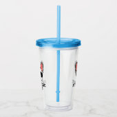 Frenchie Dog Dad White Bulldog Acryl Drinkbeker (Rechts)