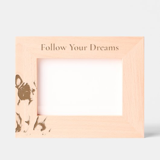 Frenchie Dog Gegraveerde Lijstjes (Voorkant)