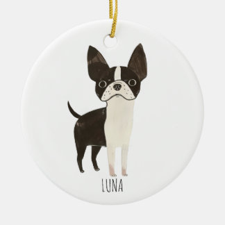 Frenchie Dog Keramisch Ornament