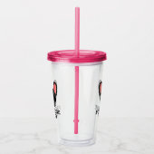 Frenchie Dog mam Black Bulldog Acryl Drinkbeker (Rechts)