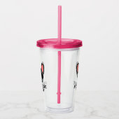 Frenchie Dog mam Blue French Bulldog Acryl Drinkbeker (Rechts)