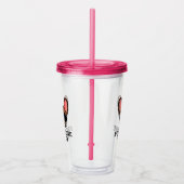 Frenchie Dog mam Red Fawn Bulldog Acryl Drinkbeker (Rechts)