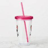 Frenchie Dog mam White Bulldog Acryl Drinkbeker (Links)