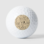 Frenchie en Botten Golfballen (Voorkant)