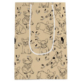 Frenchie en Botten Medium Cadeauzakje (Achterkant)