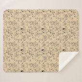 Frenchie en Botten Sherpa Deken (Voorkant (horizontaal))