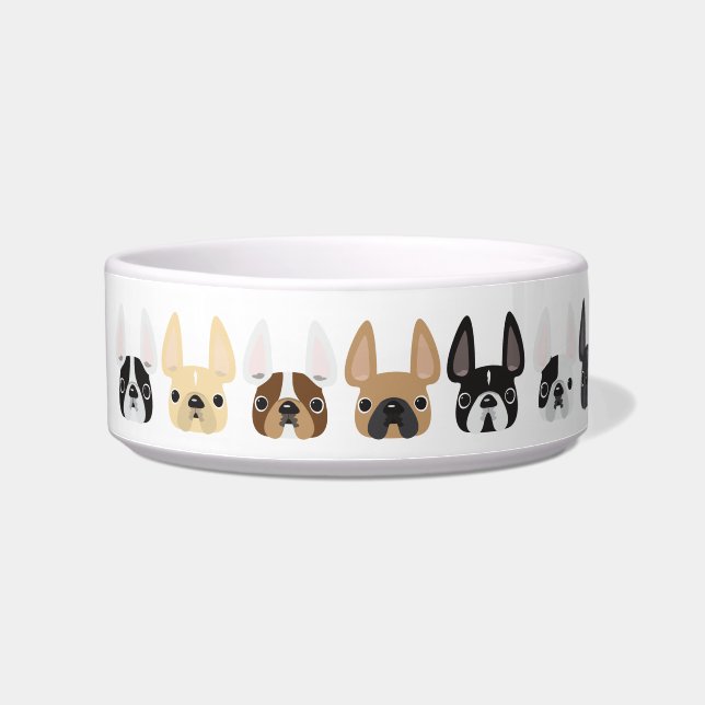 Frenchie en Friends Pet Bowl Voerbakje (Links)