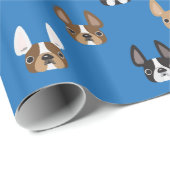 Frenchie- en vriendenpakpapier cadeaupapier (Rol Hoek)