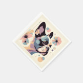 Frenchie Floral Vibes Servet (Hoek)