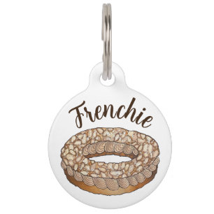 Frenchie Frans Paris Brest Choux Gebak Dessert Huisdierpenning