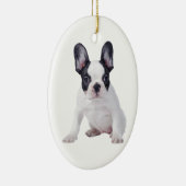 Frenchie - Franse stierenhondpuppy Keramisch Ornament (Rechts)