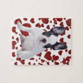 Frenchie - Franse stierenhondpuppy Legpuzzel (Horizontaal)