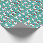 Frenchie French Bulldog Birthday Cadeaupapier (Hoek)