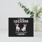 Frenchie French Bulldog Briefkaart (Staand voorkant)