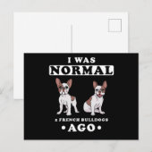 Frenchie French Bulldog Briefkaart (Voorkant / Achterkant)
