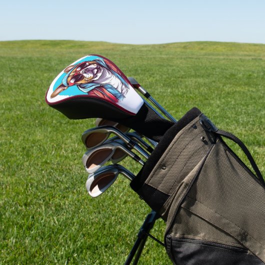 Frenchie French Bulldog Dog Golfheadcover (Insitu)