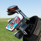 Frenchie French Bulldog Dog Golfheadcover (Insitu)