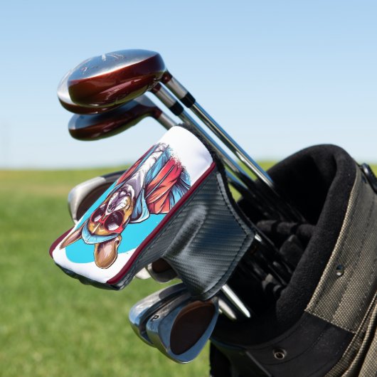 Frenchie French Bulldog Dog Golfheadcover (Insitu)