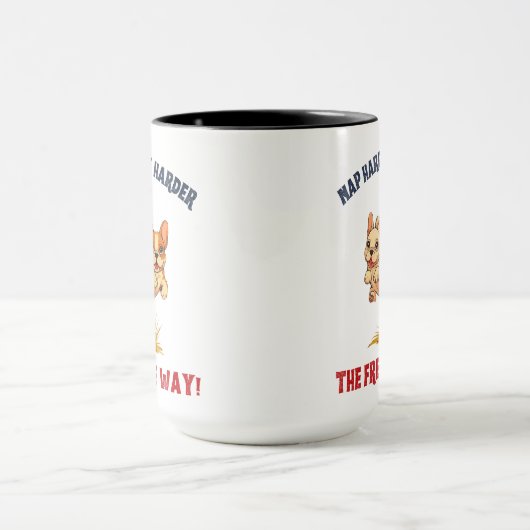 Frenchie French Bulldog Dog Mok (Midden)