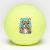 Frenchie French Bulldog Dog Tennisballen (Voorkant)