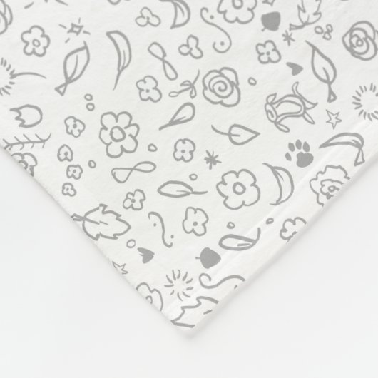 Frenchie French Bulldog Fleece Deken (Hoek)