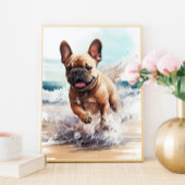 Frenchie French Bulldog Gift Wall Art afdrukken Poster