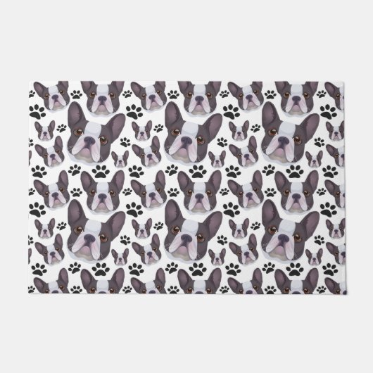 Frenchie French Bulldog Pet Puppy Dog Deurmat (Voorkant)
