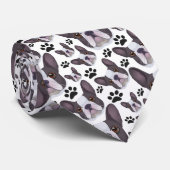 Frenchie French Bulldog Pet Puppy Dog Stropdas (Opgerold)